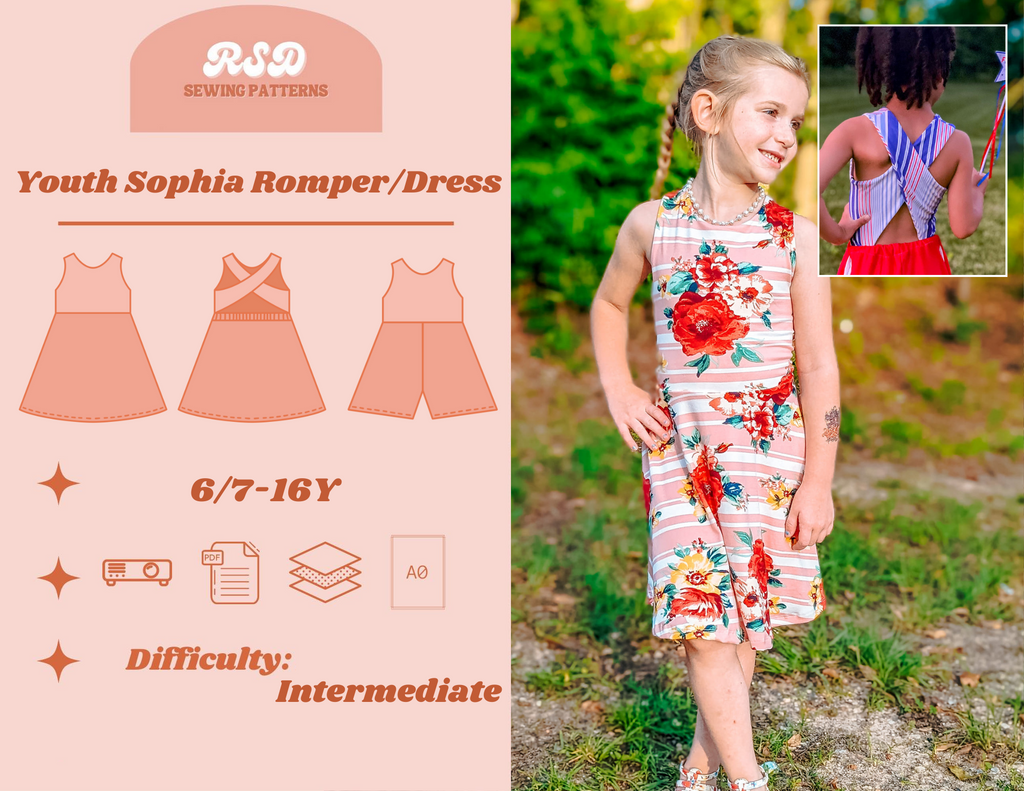 Youth Sophia Romper/Dress PDF