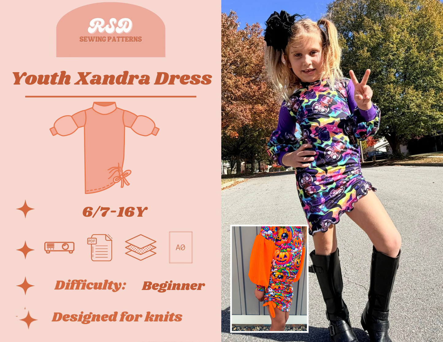 Youth Xandra Dress PDF
